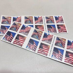 2024 Forever Stamps US. Flags 5 Booklets (100 Stamps)